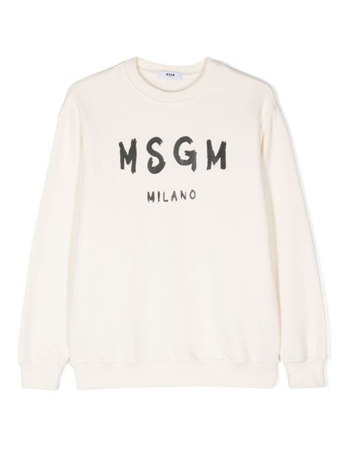 Felpa bambina girocollo MSGM KIDS | F4MSJUSW291013